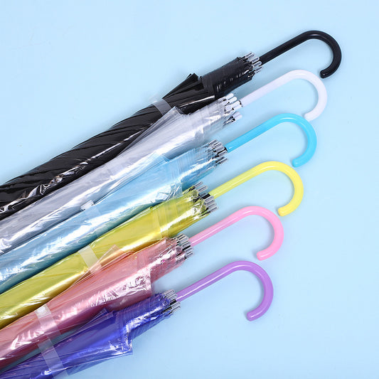 20''/50cm - PVC - Fully transparent straight umbrella