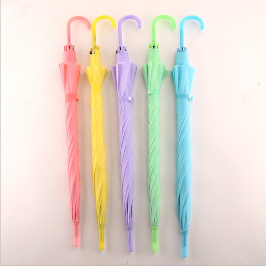 20''/50cm - EVA - Solid color translucent straight umbrella